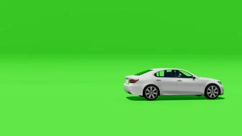 Car animation vidio 3d rendered Video stock 296132457