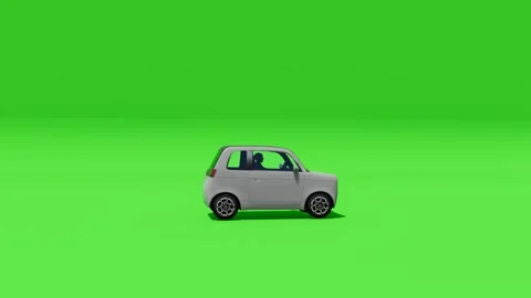 Car animation vidio 3d rendered Video stock 296132467