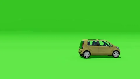 Car animation vidio 3d rendered Video stock 296132469