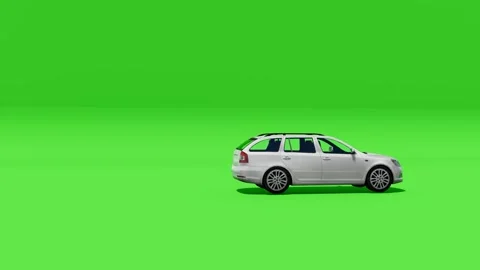 Car animation vidio 3d rendered Stock Footage 296218008