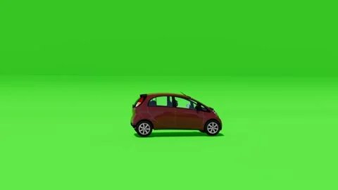 Car animation vidio 3d rendered Stock Footage 296218029
