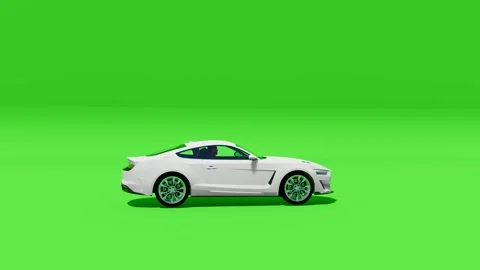 Car animation vidio 3d rendered Stock Footage 296218032