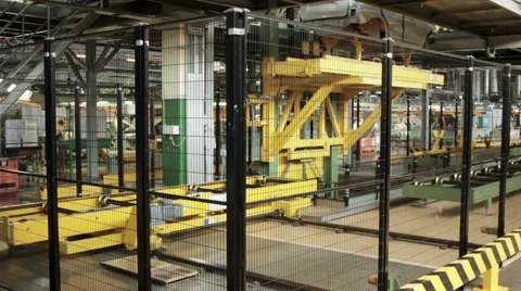 Car assembly at factory 스톡 동영상 66508184