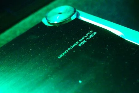 Car audio amplifier Foto stock