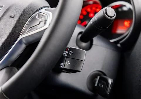 Car audio controls Stock Photos
