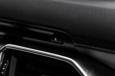 Car audio system front panel Stock Photos