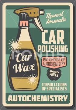 Car Auto Chemistry Vehicle Cleaning Service Poster