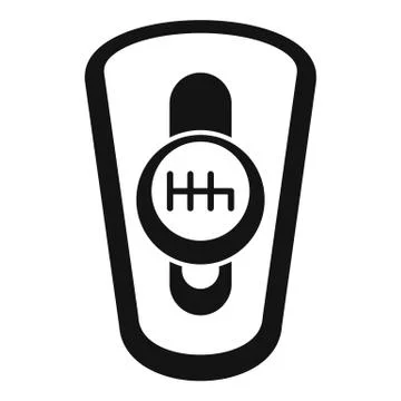 Car auto gearbox icon, simple style イラスト素材