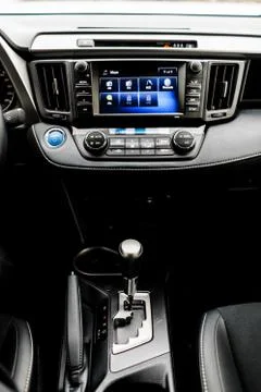 Car automatic gear Stock Photos