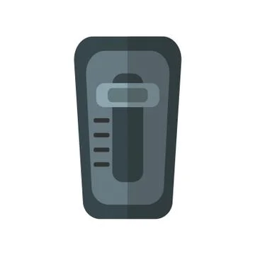 Car automatic gearbox on white background. Gear box Vector illustration EPS 10. Stock Illustration