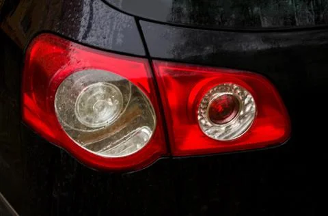 Car back lamp. Stock Photos