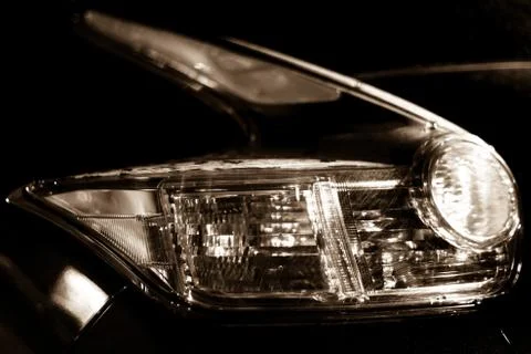 Car back lights Stock Photos