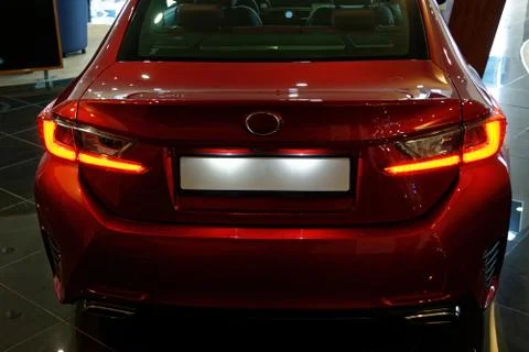 Car back lights Foto stock