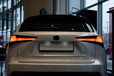 Car back lights Stock Photos