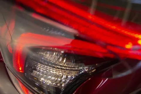 Car back lights Stock Photos