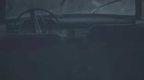 Car back view Video stock 62553544