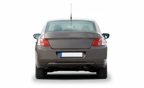 Car, back view Stockfoto's