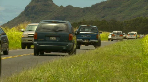 Car backup 1 Stock Footage 770904