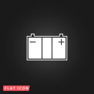 Car battery icon 스톡 일러스트