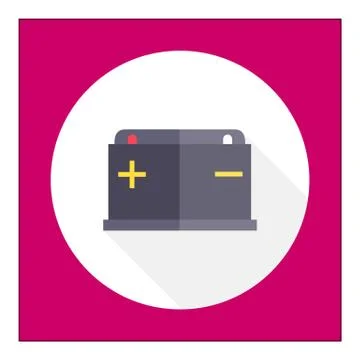 Car battery Stock Illustration