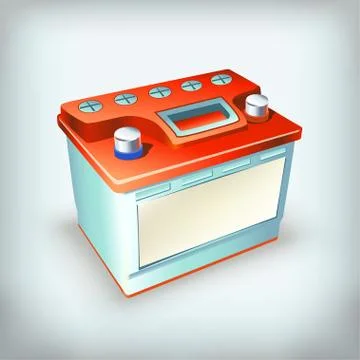 Car battery Stock Illustration