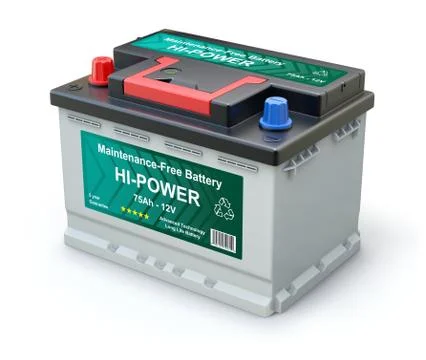 Car battery Stock Illustration