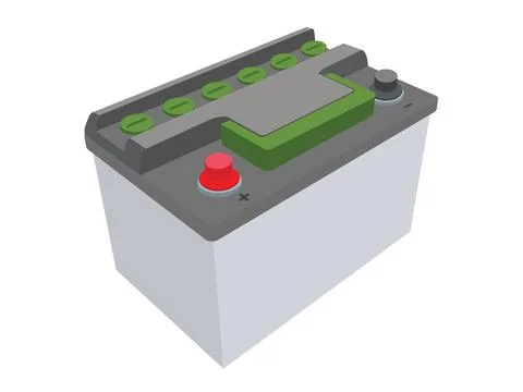 Car Battery Illustrazione stock