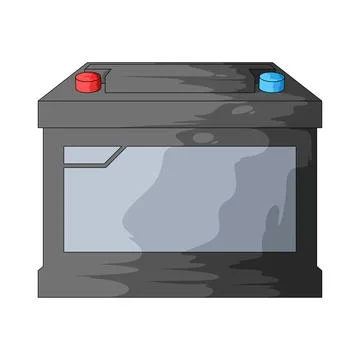 Car battery illustration Stock Illustration