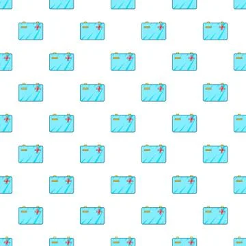 Car battery pattern, cartoon style Illustrazione stock