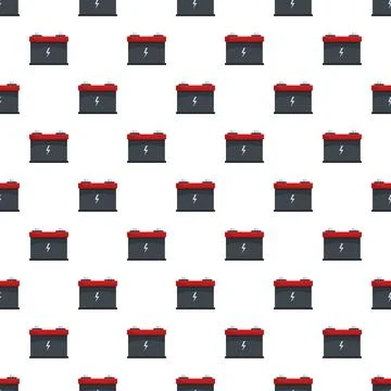 Car battery pattern generating electrical energy background Stock Illustration