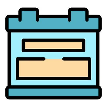 Car battery providing power for starting engine and electrical systems Illustrazione stock