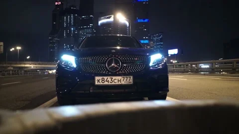 The car is behind the bumpers. Stock Footage 150106660