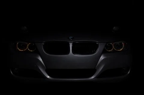 Car in black background Stock Photos