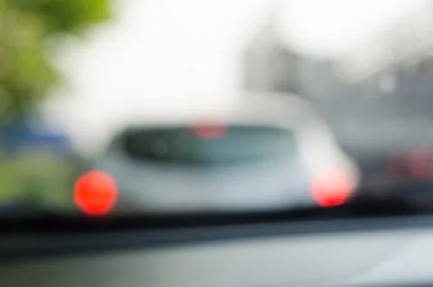 Car blurred Foto stock