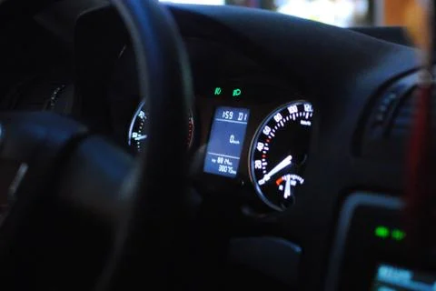 Car on-board computer Stock Photos
