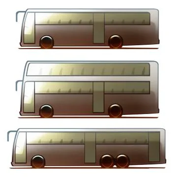 Car Body Bus Stock Illustration