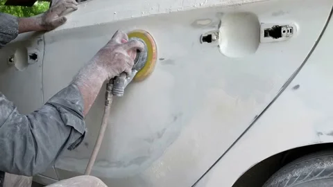 Car repair (putty sanding method) 