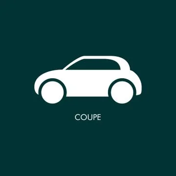 Car body type vector flat style illustration icon Stock Illustration