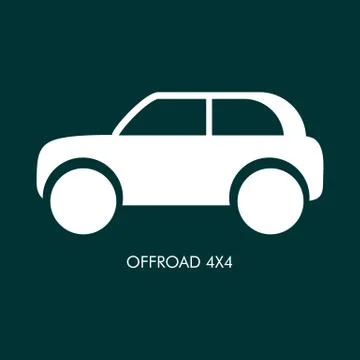 Car body type vector flat style illustration icon Stock Illustration