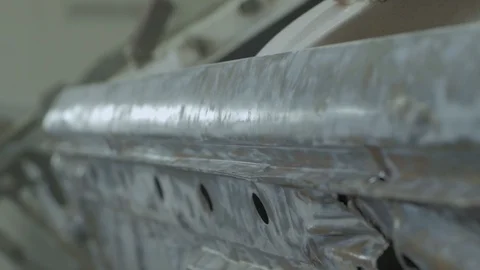 Car body without paint Stock Footage 90012569