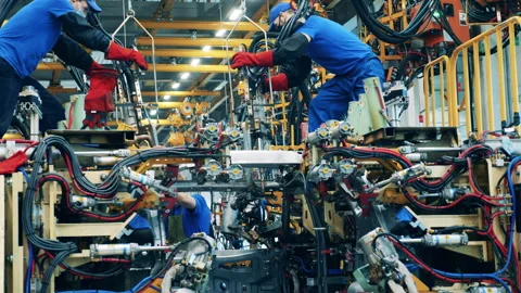 Manufacturing Facility Stock Video Footage | Royalty Free Manufacturing ...