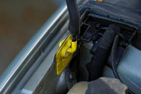 Car bonnet support Stock Photos