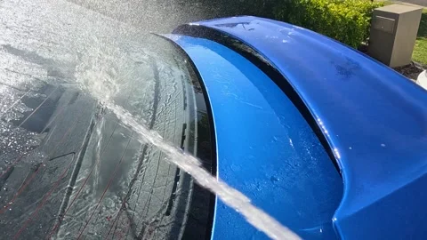 Car Boot Wash Stock Footage 246464514