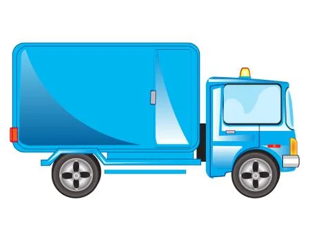 Car with box Stock Illustration