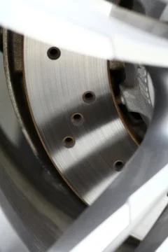 Car brake disc Stock Photos