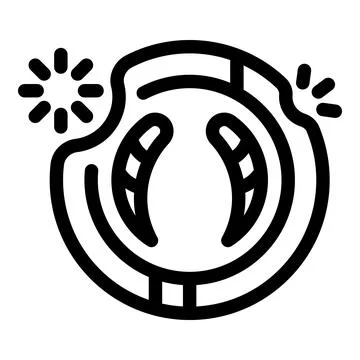 Car brake disc with shining warning sign showing brake failure Stock Illustration