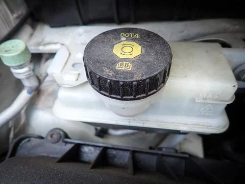 Car brake fluid 写真素材