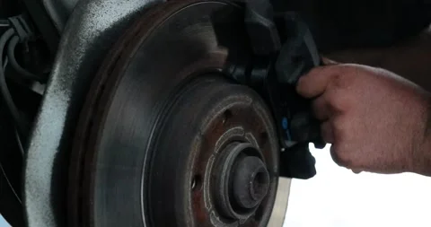 Car Brake Pads Are Changing 動画素材 197367113