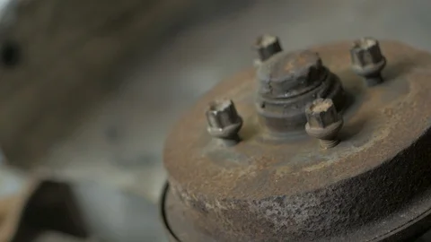 Car brake rotors Stock-Footage 90012525