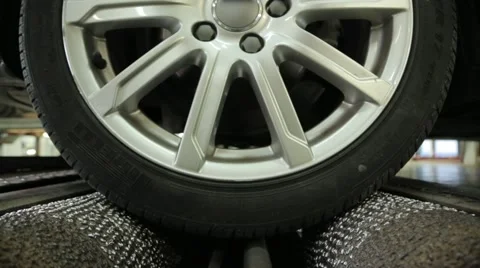 Car brakes routine inspection Stock Footage 54661648